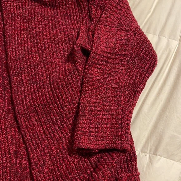 Free People High Hopes Cardigan-Burgundy/Red - Picture 5 of 9